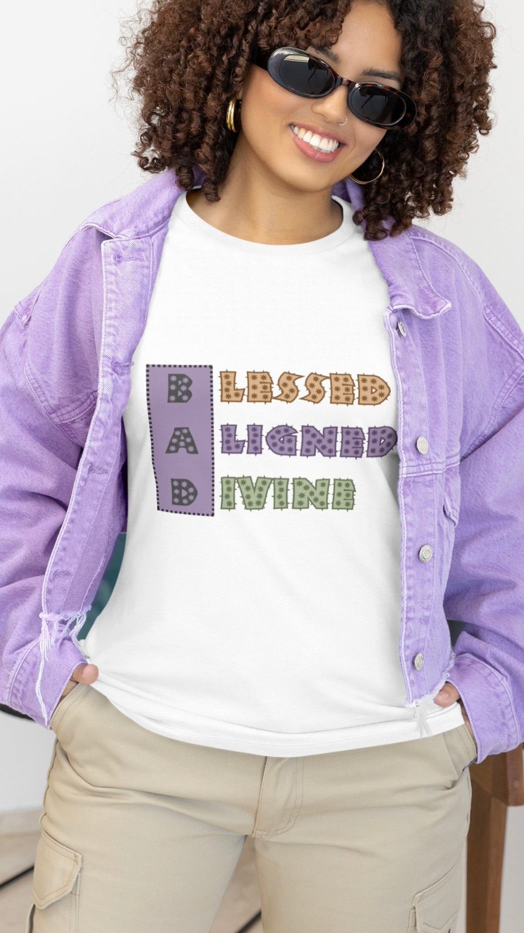 BAD -  Trendy Aesthetic Graphic Tee – Soft Oversized Unisex Crewneck T-Shirt