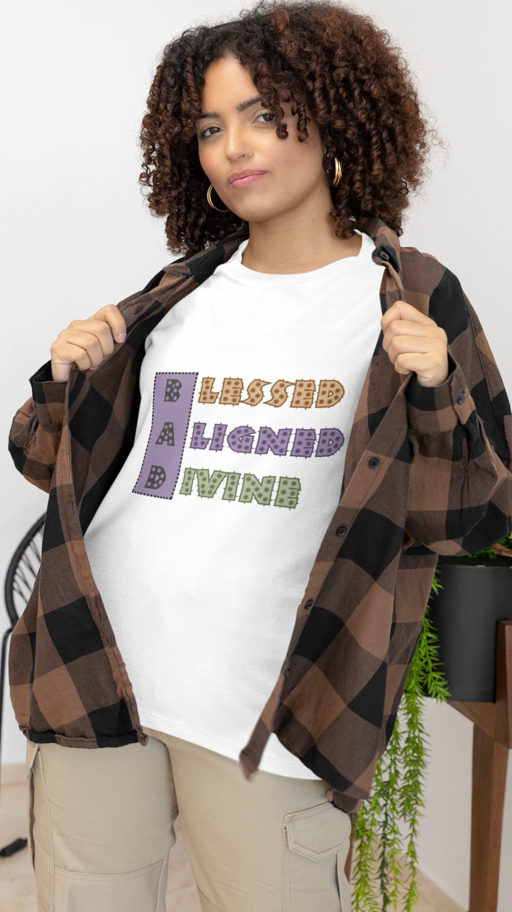 BAD -  Trendy Aesthetic Graphic Tee – Soft Oversized Unisex Crewneck T-Shirt