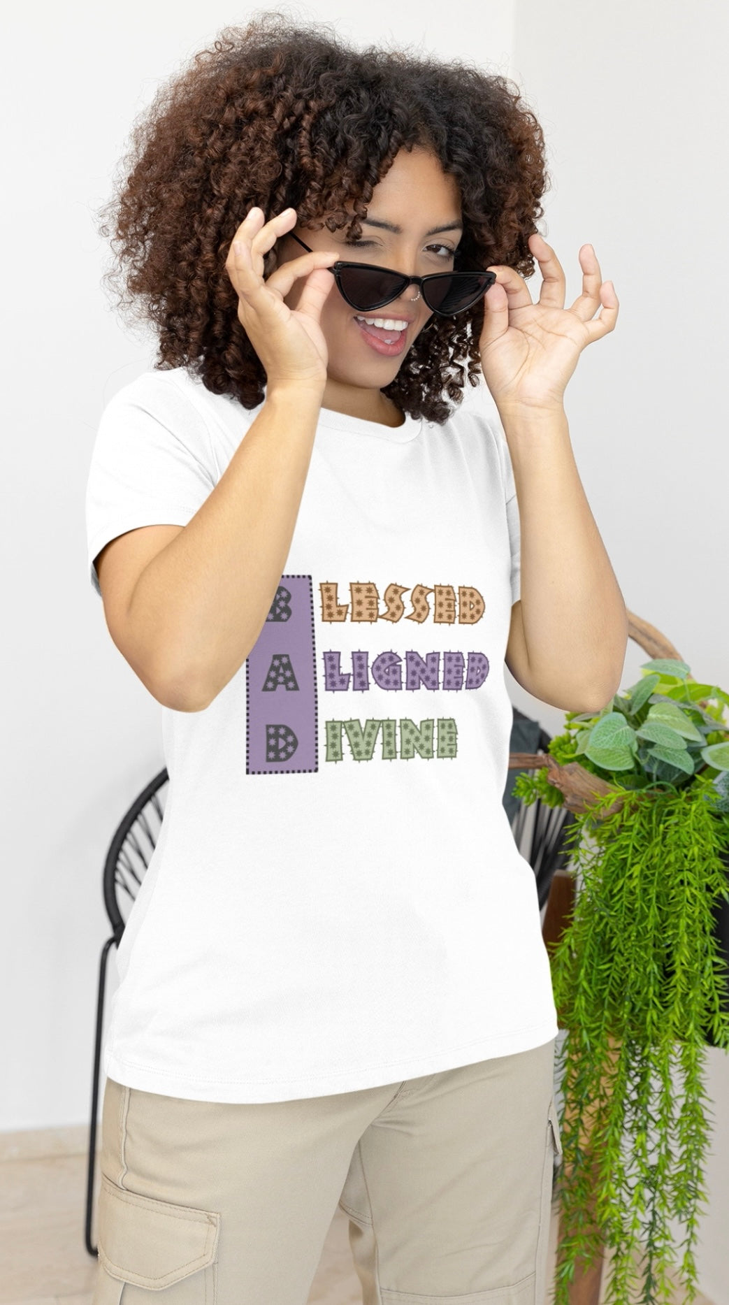 BAD -  Trendy Aesthetic Graphic Tee – Soft Oversized Unisex Crewneck T-Shirt