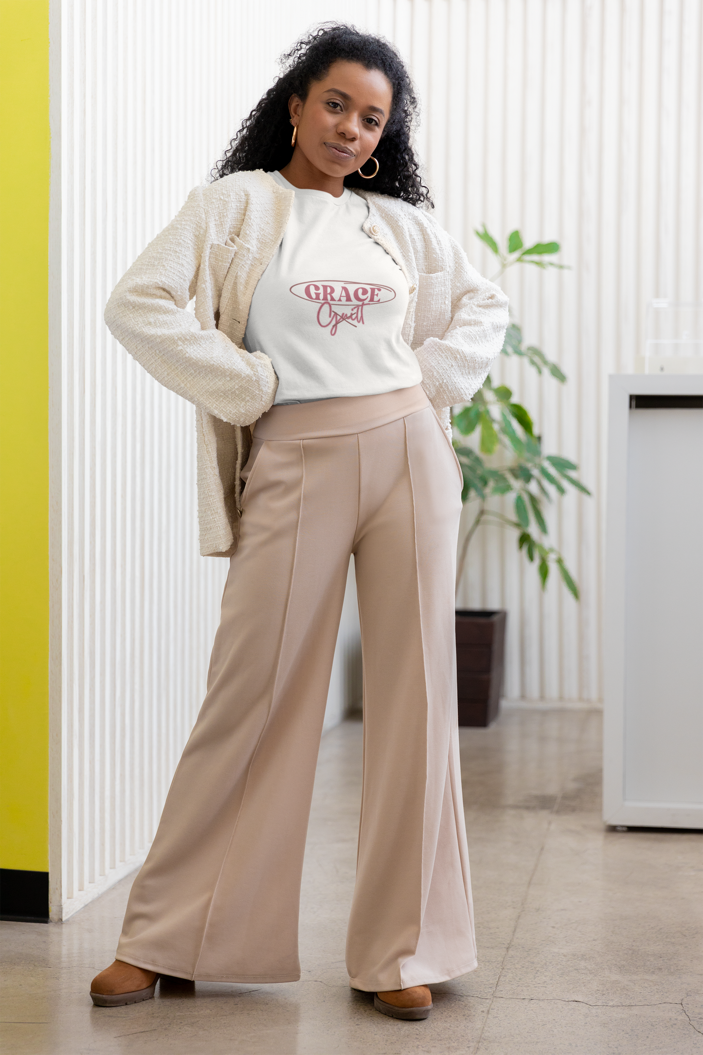 Grace over Guilt Trendy Aesthetic Graphic Tee – Soft Oversized Unisex Crewneck T-Shirt