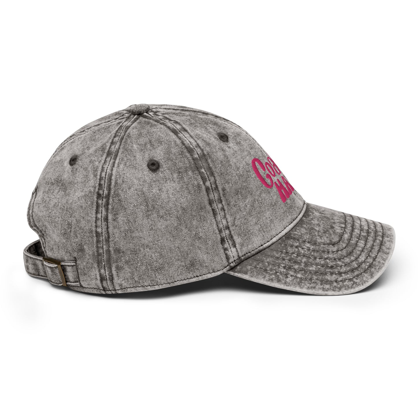 Lavado Vintage - Gorra de Algodón GRIS