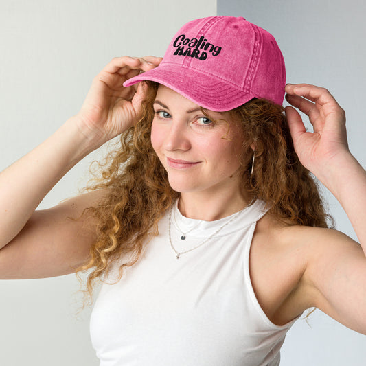 Apuntando duro - PINK Vintage Gorra