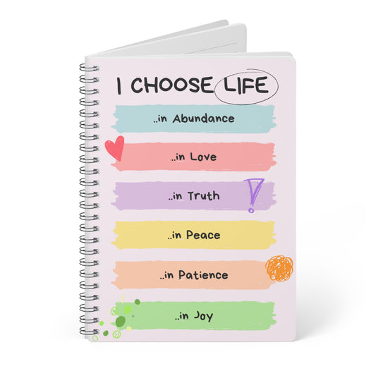 I Choose Life Journal - Notebook, A5