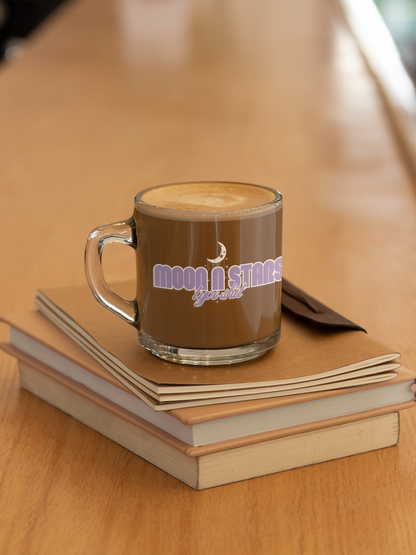 Moon & Stars - Glass Mug