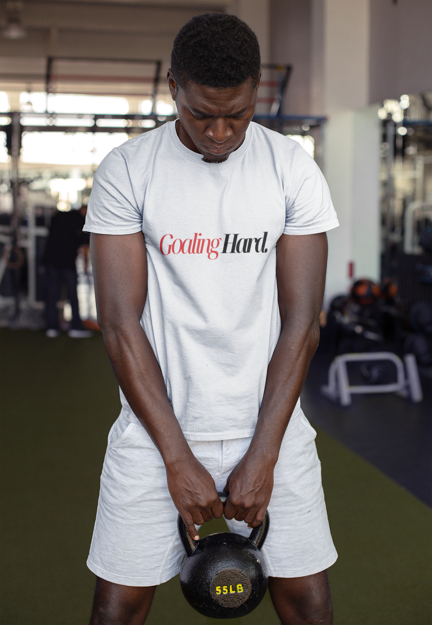 Goaling Hard - Unisex T-Shirt - WHITE