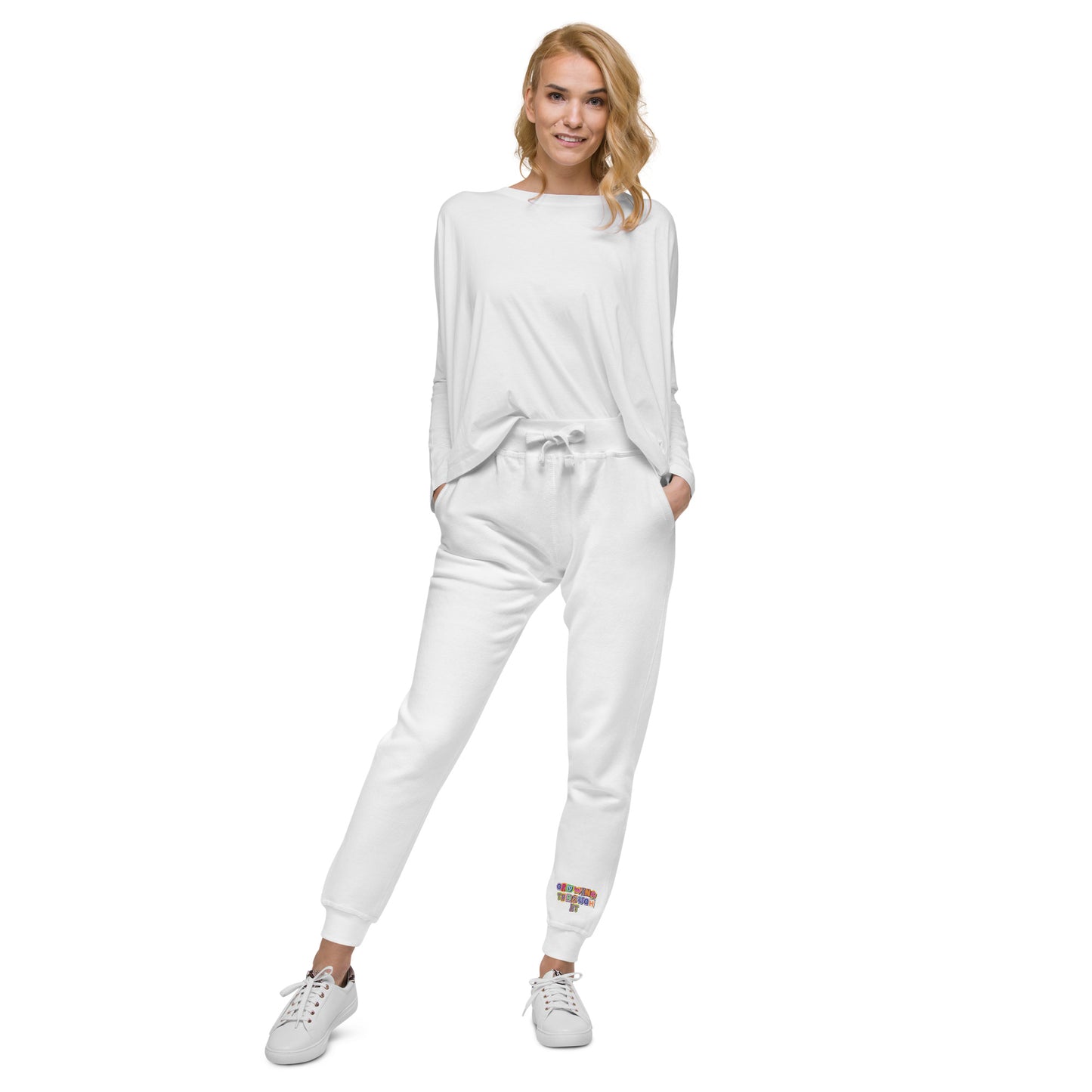 Pantalones deportivos Growing Through it - [BLANCO] - Polar UNISEX